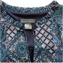 Jessica Howard  Blue Patchwork Print Blouson Long Sleeves Shift Dress Size 16 NEW Photo 2