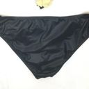 Kenneth Cole  Black Shiny Bikini Swim Bottoms XL Photo 1