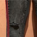 ZARA Red Stripe Jeans Photo 2