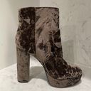 Gianni Bini New!  Didier Velvet
Platform Block Heel Booties Size 9 Photo 3