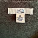 Croft & Barrow  LS women’s Vneck sweater. Dark green. Size XL. NWT Photo 2