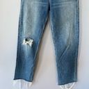 RE/DONE  Ultra High Rise Stovepipe Jean in Vintage Indigo Destroy Size 25 Photo 3