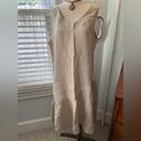 Garnet Hill  Linen Trapeze Dress Tan Flax Photo 4