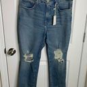 Good American  Good Vintage distressed straight leg jeans size 15 Photo 0