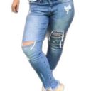 KanCan USA KanCan Mid Rise Distressed Ankle Skinny Jeans Plus Size 3XL Photo 1