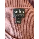 Soho  Size XS Women's Pink‎ Crewneck Sweater Photo 3