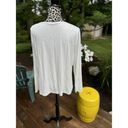 Nine West  T-Shirt Women XXL White Stretch Polyester Pullover New Long Sleeve Photo 1