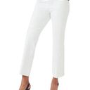 Spanx NWT  Kick Flare Leg Cropped Pull On Pant In Classic White PETITE MEDIUM Photo 0