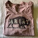 Ariat  Women's Rose Buffalo Logo Relaxed Long Sleeve T Shirt SIZE 3X Photo 5