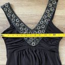 Soprano  Black sleeveless dress with embellished V neck Photo 10