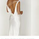 Meshki YVETTE Slip Maxi Dress With Asymmetrical Hem - White Photo 1