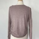 Gaze USA Mauve Long Sleeve Ruched Blouse Photo 1