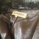 Free People NWOT  Pretty Perfect Peacoat  Black Photo 5