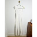 Farm Rio NWT  x Anthropologie One-Shoulder Smocked Linen A-Line Dress White XS Photo 3