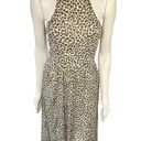 Abercrombie & Fitch Animal Print Midi Dress Leopard Cheetah Size Small Photo 0