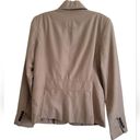 Isaac Mizrahi  Women's Light Brown Blazer Sz 8 Photo 3