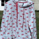 Jaclyn Intimates Loungewear Clothes Pajamas Sweatsuit Hoodie with Kisses Photo 2