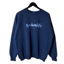 Champion Breckenridge Colorado Crewneck Sweatshirt Vintage Y2K Large L Blue Photo 1