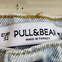 Pull & Bear  Kaya Distressed Light Wash High Rise Jeans Women's SZ EU 32/0 Photo 2