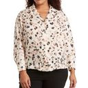 T Tahari NWT  Poet Long Sleeve Top size 1X Photo 0