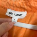 The Moon Day +  Distressed Orange T-Shirt Dress Photo 3