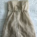 BCBGeneration  Beige Strapless Tiered Mini Dress Photo 5