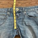 Guess Lowrise Jegging Capri Rollup Jeans Whiskering and Fading Size 25 Photo 9