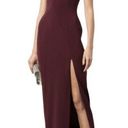 NWT Jay Godfrey Harrah Prom Bridesmaid Dress In Wine Maroon Size 8 Red Photo 2