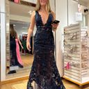 Jovani Sleeveless Sequin Prom Dress Navy. Photo 0