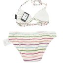 Kate Spade NWT  Party Stripe Triangle Bikini Two Piece Swimsuit Size Medium NEW Photo 5