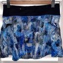 Lululemon  Play Off The Pleats Skirt Sun Dazed Multi Blue Super Dark Size 2 Photo 4