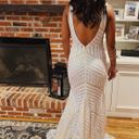 Jovani White/Nude Iridescent Dress Photo 1