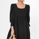 Tuckernuck  Pomander Place Andie Dress Black Small Short Puff Sleeves Cocktail Photo 0