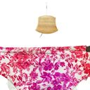 PilyQ  Azalea Floral High Waist Bikini Bottoms Pink Size Medium Photo 6