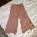 Free People beach intimately nude mauve palazzo wide leg pants S Photo 5