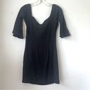 Free People Sophia Black Eyelet Off The Shoulder Boho Mini Dress S Photo 7