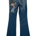 True Religion  Jeans Size 26 Embroidered 2000s Y2K Bobby Flare Lady Godiva Denim Photo 0