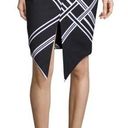 Keepsake  Tainted Romance Asymmetrical Pencil Skirt Black Sz Small Photo 0