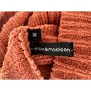 The Moon  & MADISON Orange Turtleneck Cable Knit Sweater Size Medium NEW Photo 3