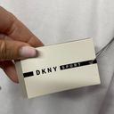 DKNY  Sport Logo Patch Sneaker Dress White Sweatshirt Size Small NEW Casual Photo 5