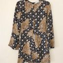 Revolve A.L.C. Trixie Silk Printed Long Bell Sleeve Mini Dress Size 0 Photo 1