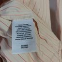 Treasure & Bond  Pink Stripe Puff Sleeve Button Back Long Sleeve Top Size M Photo 7