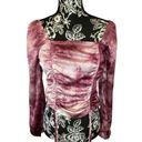 Willow Root Tie Dye Crop Top Sexy Formal Cocktail Party Going Out Summer Pink Size XS Photo 5