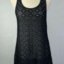 Roxy Black Crochet Open Knot Swimsuit Coverup Size Medium Photo 0