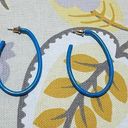 Vintage Blue  Hoop Earrings Photo 0