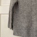 Madewell  Turtleneck Cowl Neck Sweater Gray Speckled Heathered Chunky Knit Photo 6