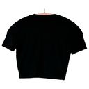 Naked Wardrobe NWOT Size S The NW Mock Cropped T Shirt Black Short Sleeve Photo 2