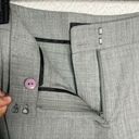 Lafayette 148  New York Barrow Gray Wool Blend Dress Pants Size 8 Has Hole Photo 4