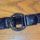 White House | Black Market - Brown and gold woven belt 2 inches wide size XL adjustable Photo 0