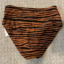 Kona Sol NWT-  Brown & Black Zebra High Waist Bikini Bottoms Photo 3